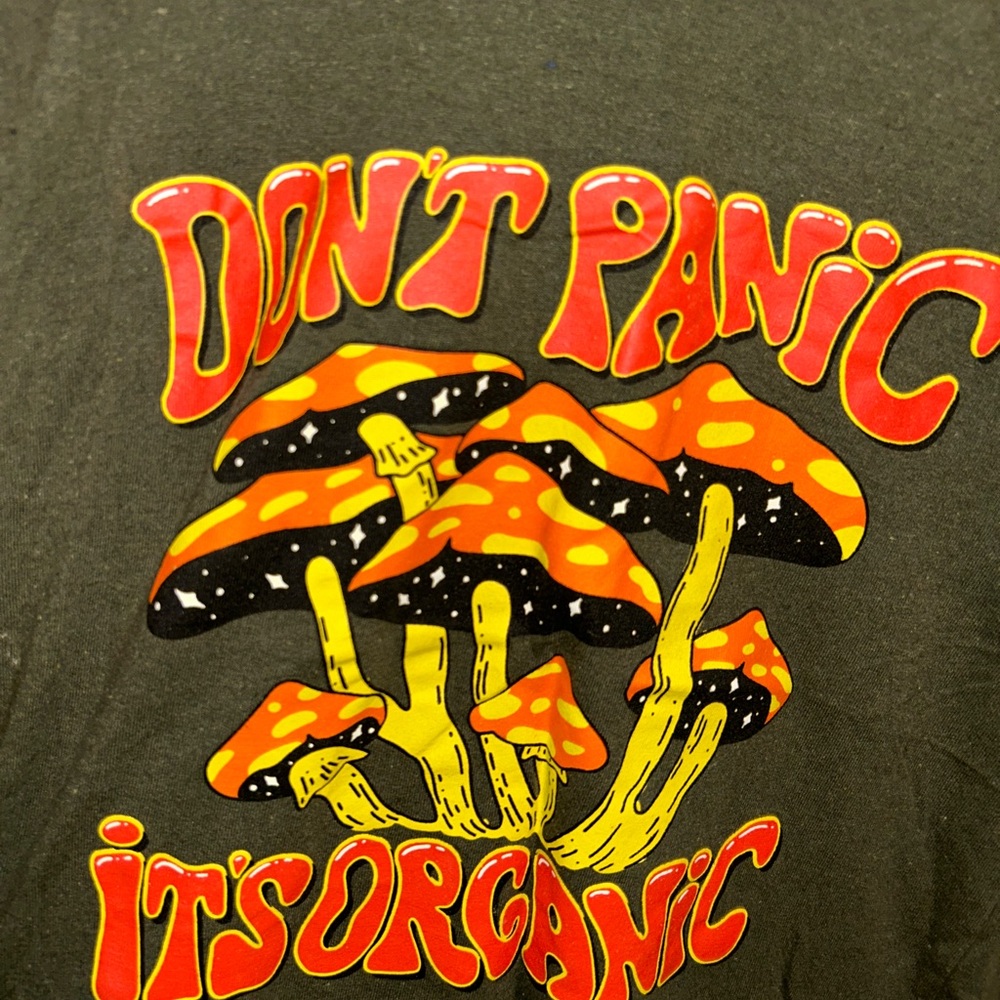 Graphic Black Shirt with Colorful Print